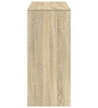 Bartisch mit Regal Sonoma-Eiche 124x46x103,5 cm Holzwerkstoff