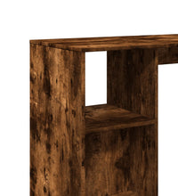 Bartisch mit Regal Räuchereiche 124x46x103,5 cm Holzwerkstoff