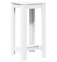 Bartisch Weiß 51x50x103,5 cm Holzwerkstoff