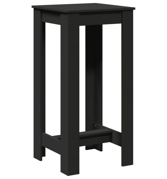 Bartisch Schwarz 51x50x103,5 cm Holzwerkstoff