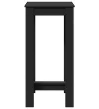 Bartisch Schwarz 51x50x103,5 cm Holzwerkstoff