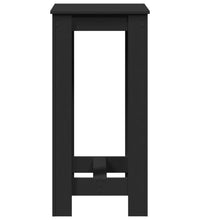 Bartisch Schwarz 51x50x103,5 cm Holzwerkstoff