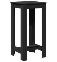 Bartisch Schwarz 51x50x103,5 cm Holzwerkstoff