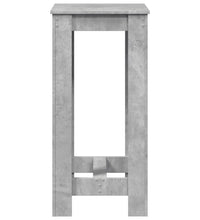 Bartisch Betongrau 51x50x103,5 cm Holzwerkstoff