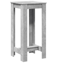 Bartisch Betongrau 51x50x103,5 cm Holzwerkstoff