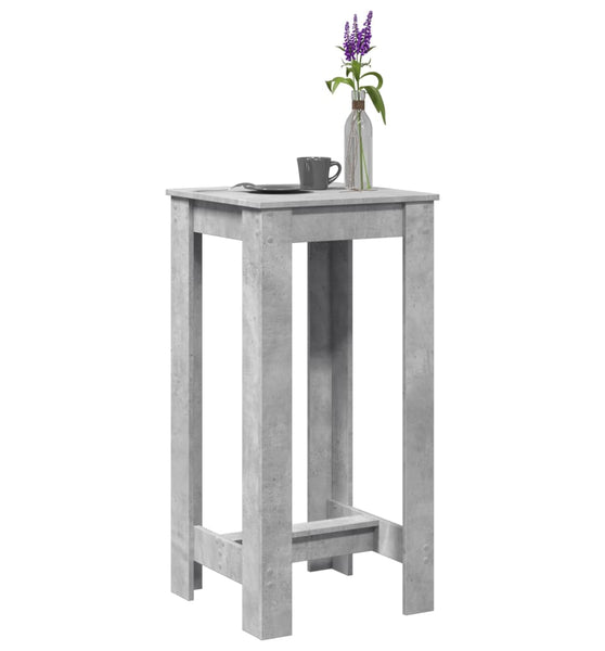 Bartisch Betongrau 51x50x103,5 cm Holzwerkstoff