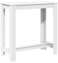 Bartisch Weiß 102x50x103,5 cm Holzwerkstoff