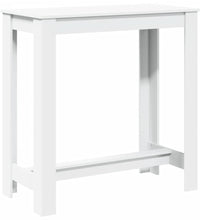 Bartisch Weiß 102x50x103,5 cm Holzwerkstoff