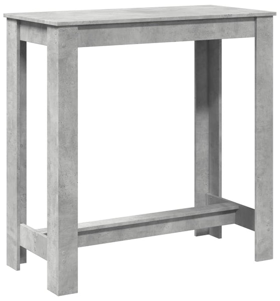 Bartisch Betongrau 102x50x103,5 cm Holzwerkstoff