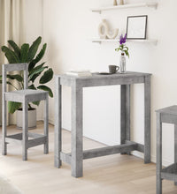 Bartisch Betongrau 102x50x103,5 cm Holzwerkstoff