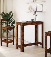 Bartisch Räuchereiche 102x50x103,5 cm Holzwerkstoff