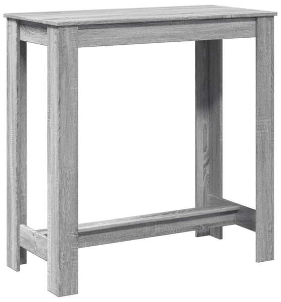 Bartisch Grau Sonoma 102x50x103,5 cm Holzwerkstoff