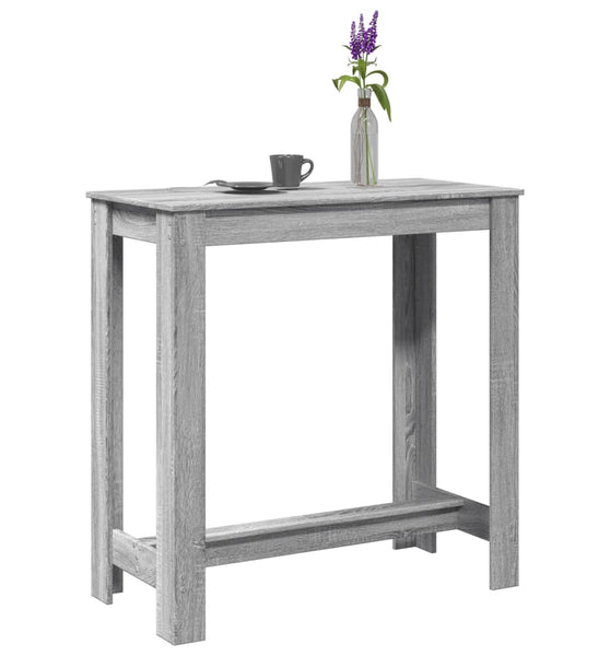 Bartisch Grau Sonoma 102x50x103,5 cm Holzwerkstoff