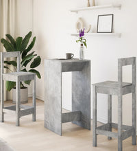 Bartisch Betongrau 51x50x103,5 cm Holzwerkstoff