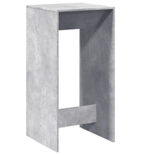 Bartisch Betongrau 51x50x103,5 cm Holzwerkstoff
