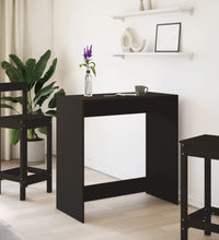Bartisch Schwarz 102x50x103,5 cm Holzwerkstoff