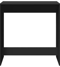 Bartisch Schwarz 102x50x103,5 cm Holzwerkstoff