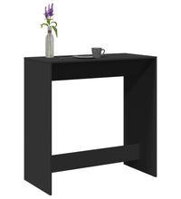 Bartisch Schwarz 102x50x103,5 cm Holzwerkstoff