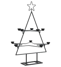 Metall-Weihnachtsbaum zum Dekorieren Schwarz 75 cm