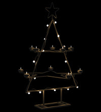 Metall-Weihnachtsbaum zum Dekorieren Schwarz 75 cm