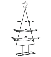 Metall-Weihnachtsbaum zum Dekorieren Schwarz 105 cm