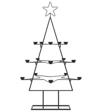 Metall-Weihnachtsbaum zum Dekorieren Schwarz 105 cm