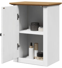 Bad-Wandschrank BODO Weiß und Braun 44x30x60 cm