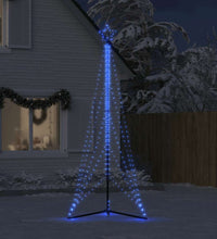 LED Weihnachtsbaum 525 LEDs Blau 302 cm