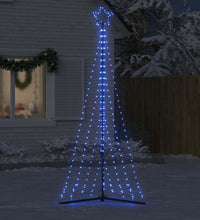 LED Weihnachtsbaum 447 LEDs Blau 249 cm