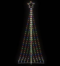 LED Weihnachtsbaum 447 LEDs Mehrfarbig 249 cm