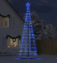 LED Weihnachtsbaum 1534 LEDs Blau 503 cm