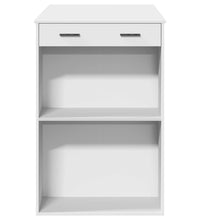 Bartisch Weiß 102x70x103,5 cm Holzwerkstoff