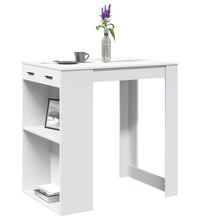 Bartisch Weiß 102x70x103,5 cm Holzwerkstoff