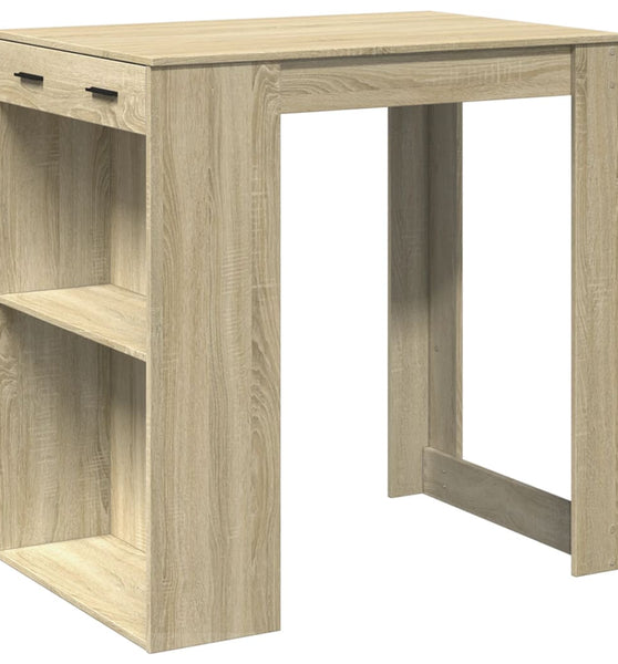 Bartisch Sonoma-Eiche 102x70x103,5 cm Holzwerkstoff