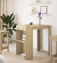 Bartisch Sonoma-Eiche 102x70x103,5 cm Holzwerkstoff
