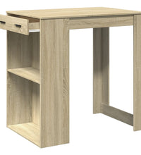 Bartisch Sonoma-Eiche 102x70x103,5 cm Holzwerkstoff