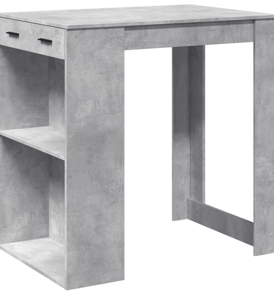 Bartisch Betongrau 102x70x103,5 cm Holzwerkstoff