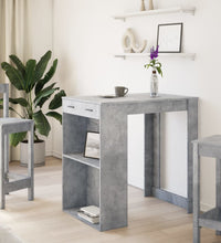 Bartisch Betongrau 102x70x103,5 cm Holzwerkstoff