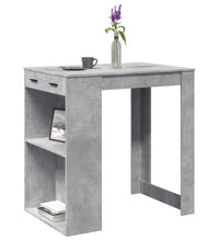 Bartisch Betongrau 102x70x103,5 cm Holzwerkstoff