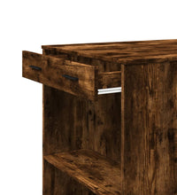 Bartisch Räuchereiche 102x70x103,5 cm Holzwerkstoff