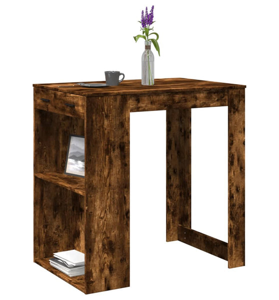 Bartisch Räuchereiche 102x70x103,5 cm Holzwerkstoff