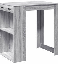 Bartisch Grau Sonoma 102x70x103,5 cm Holzwerkstoff