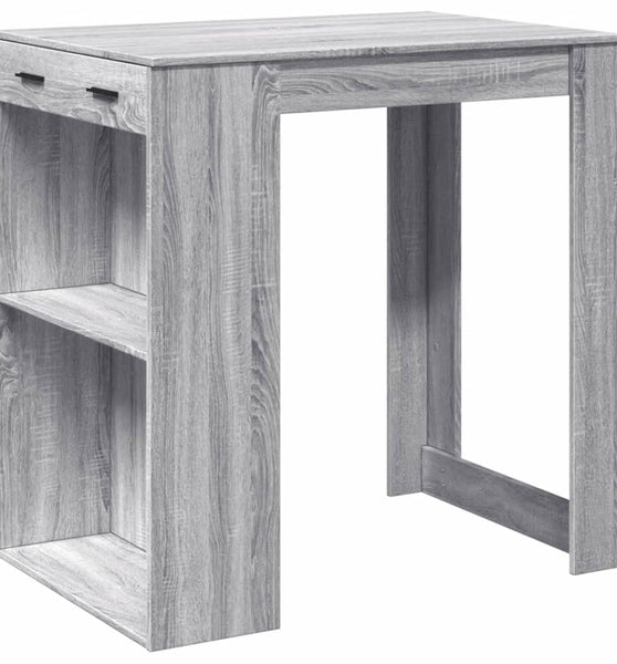 Bartisch Grau Sonoma 102x70x103,5 cm Holzwerkstoff