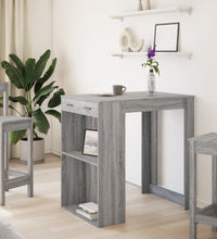 Bartisch Grau Sonoma 102x70x103,5 cm Holzwerkstoff