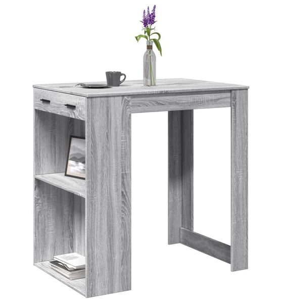 Bartisch Grau Sonoma 102x70x103,5 cm Holzwerkstoff