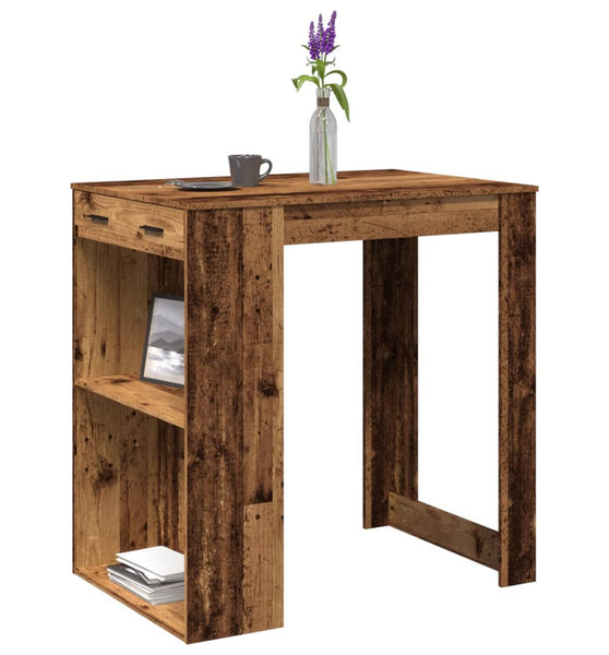 Bartisch Altholz-Optik 102x70x103,5 cm Holzwerkstoff