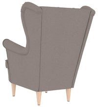 Sessel Taupe 74x84x100 cm Stoff