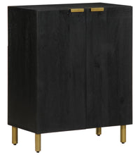 3-tlg. Sideboards Schwarz Holzwerkstoff