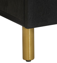 3-tlg. Sideboards Schwarz Holzwerkstoff