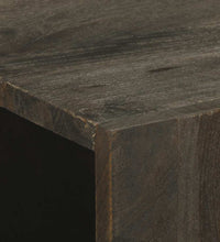 3-tlg. Sideboards Schwarz 60x33x75 cm Massivholz Mango